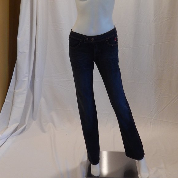 Apple Bottoms SIZE 2  DESIGNER HOT JEWELED JEANS - Picture 5 of 11